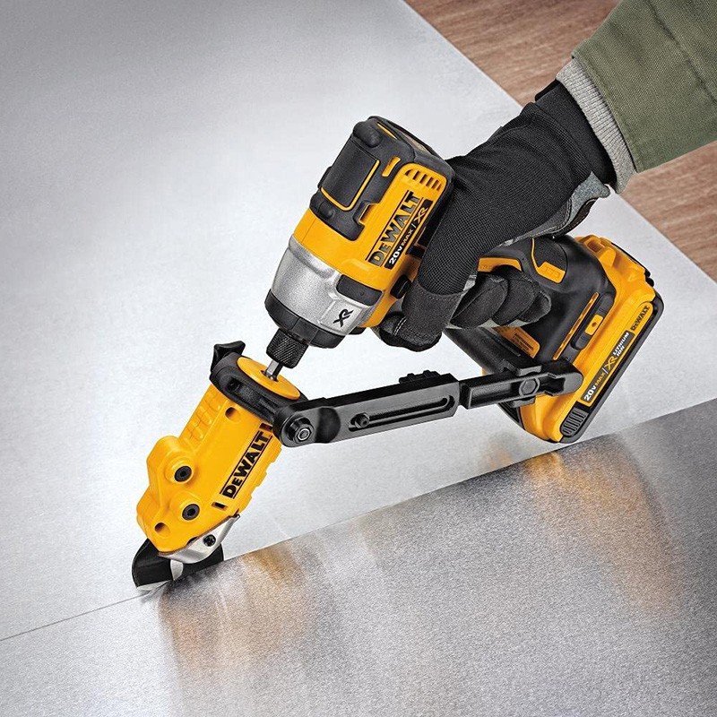 DEWALT DWASHRIR Impacto del lote de taladro eléctrico, tijeras eléctricas, tijeras de acero de color, tijeras de acero DCF8