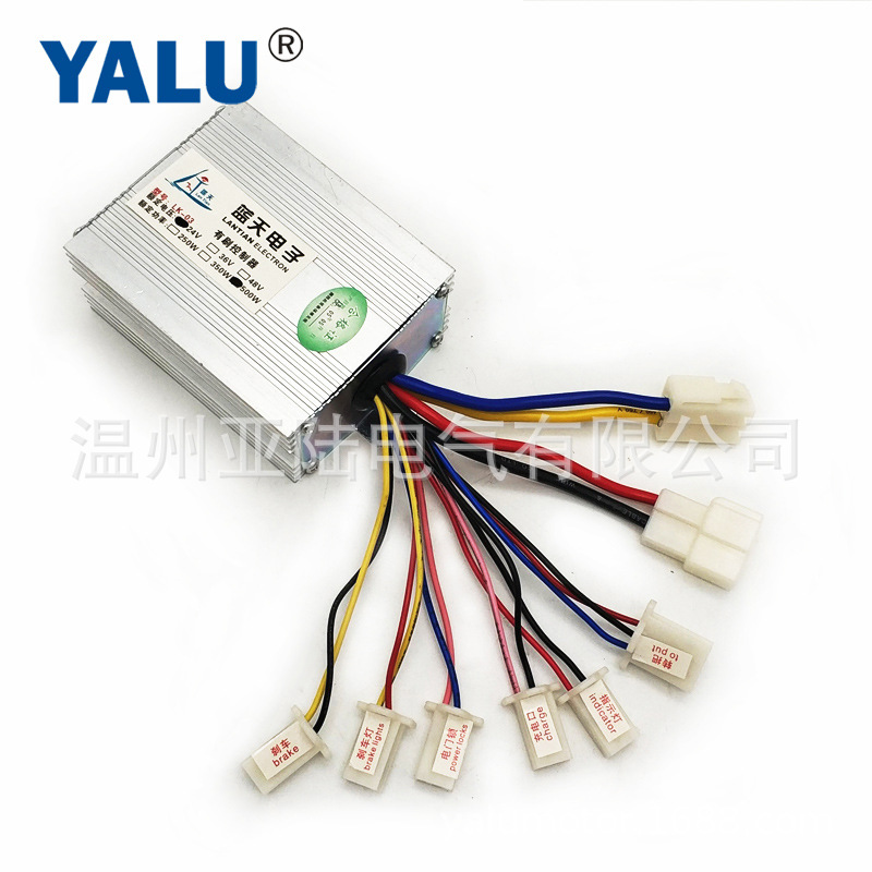 电动车有刷控制器500W 24V/36V/48V有刷电机控制器 电动车控制器