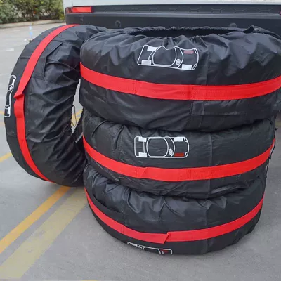 Car Tire Cover Spare Tire Cover Sun Protection Dustproof Protective Cover Universal Tire Storage Cover Off-Road Vehicle Tire Protection