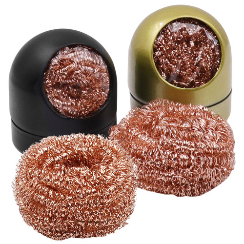 Soldering iron tin removal cleaning ball, soldering iron tip cleaner, soldering iron tip cleaner, tin removal ball, soldering iron tip to absorb tin copper ball