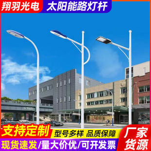 Factory wholesale utility engineering street lamp pole various styles of solar lighting lamp pole cage can be made on demand