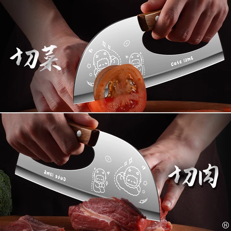 Nuevo cuchillo de cocina de ahorro de mano de obra, cuchillo de corte de acero inoxidable doméstico, cuchillo de cocina multifuncional de ahorro de mano de obra, cuchillo de corte de carne ultra rápido y ultra afilado