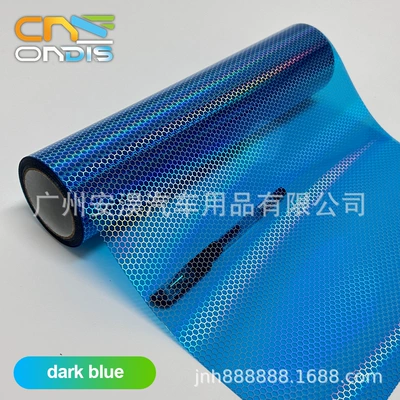 Car headlight protective film – Transparent Protective Film - dark-blue-03-8m