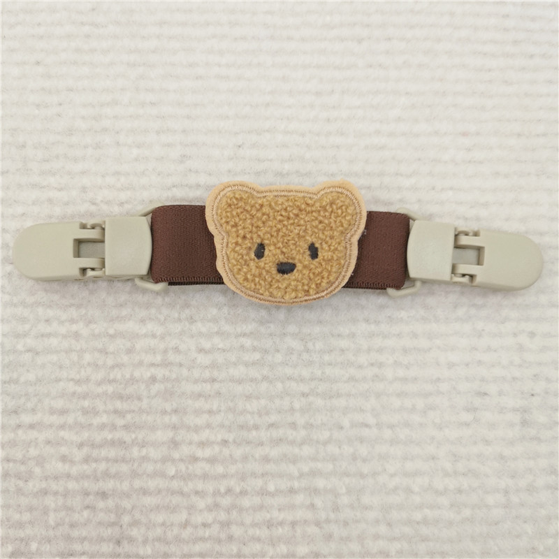 INS estilo coreano clip de suspensión oso pantalones de tirantes para niños clip anti-caída clip de la correa del hombro soporte de la falda de la suspensión antideslizante artefacto de hombro