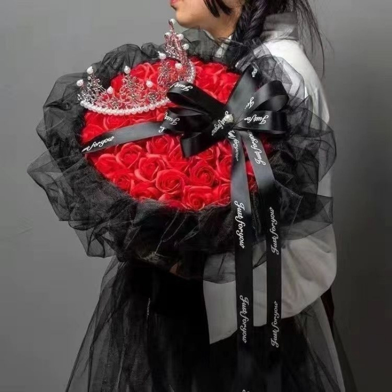 バラの花束、バレンタインデー、大晦日、ガールフレンドの誕生日、ロマンチックな石鹸、プリザーブドフラワー|undefined
