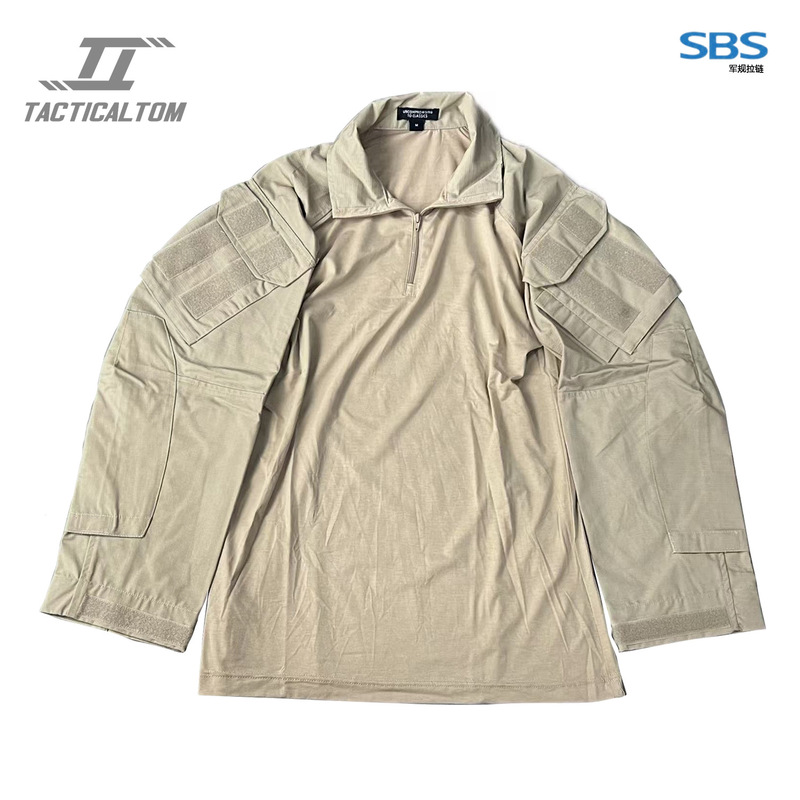 Tactical Tom Replica Gen3 Khaki Frogskin Tactical Frog Suit Long-Sleeved T-Shirt Top Cp Military Fan G3 Combat Suit