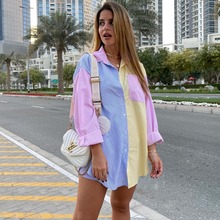 2021���uͨ ebay �W�������＾��ɫƴ��ƴɫ�L�䌒��Ůʽ�r������