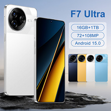 跨境专供智能手机F7 Ultra高清大屏16+1TB现货安卓手机源头工厂