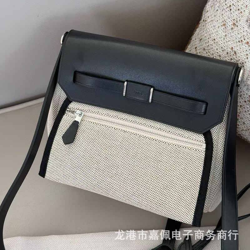 コントラストカラーハイバージョン 1:1 新しいハイエンドカレッジスタイルミニハンドバッグカジュアルハーバッグケリークロスボディバッグ|undefined