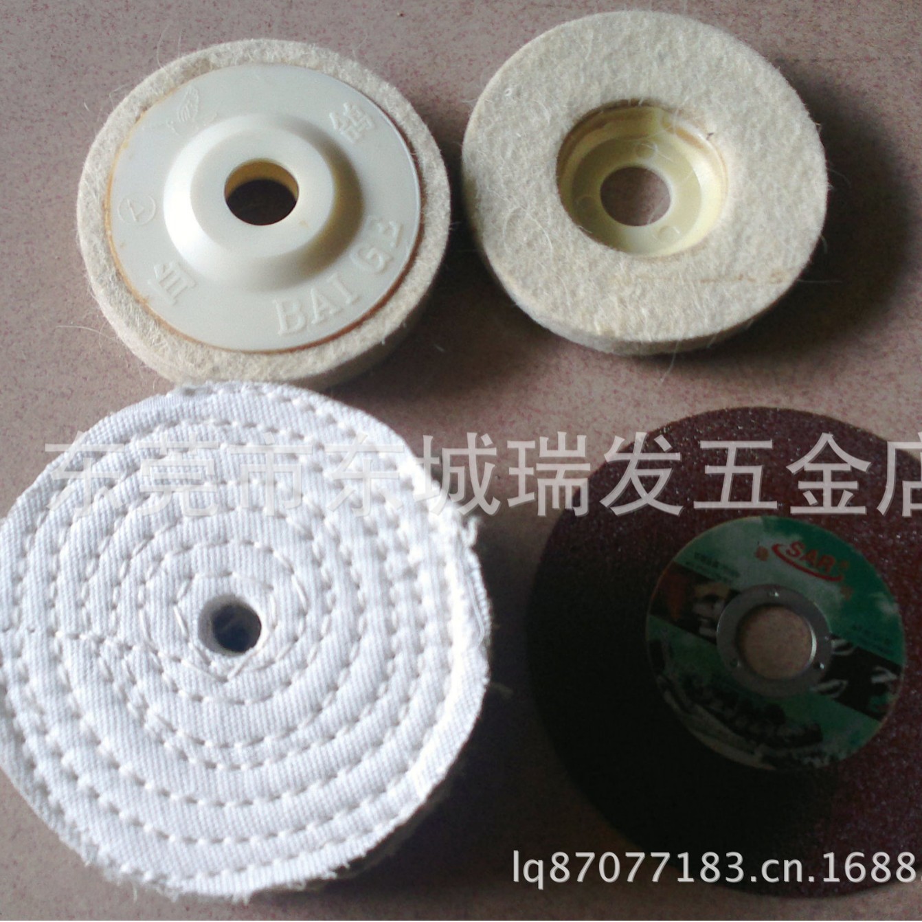 白色布轮150MM不锈钢抛光轮6寸五金用