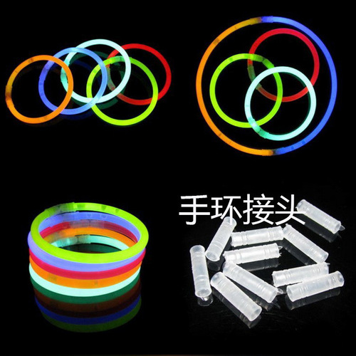 Glow Sticks Bracelet 100 Pieces Concert Activity Flash Sticks Kids Night Light Bracelet Light-Up Toys Wholesale