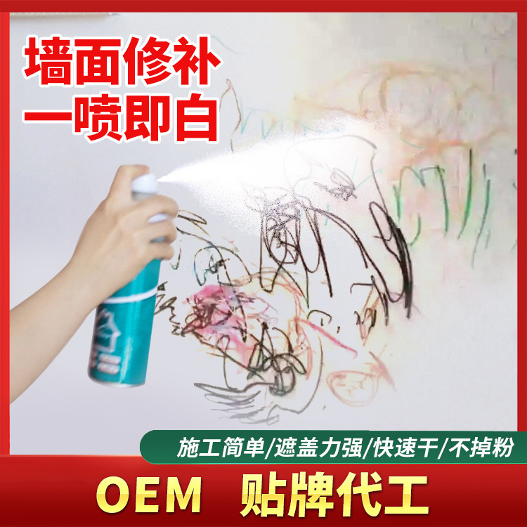 雷牌墙面喷漆墙面修复水性漆涂鸦污渍翻新胶修补墙漆自喷乳胶漆|undefined