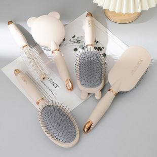Air Bag Comb for Scalp Massage, Women's Special Long Hair High-Looking Portable Anti-Static Fluffy Air Cushion Comb for Curly Hair