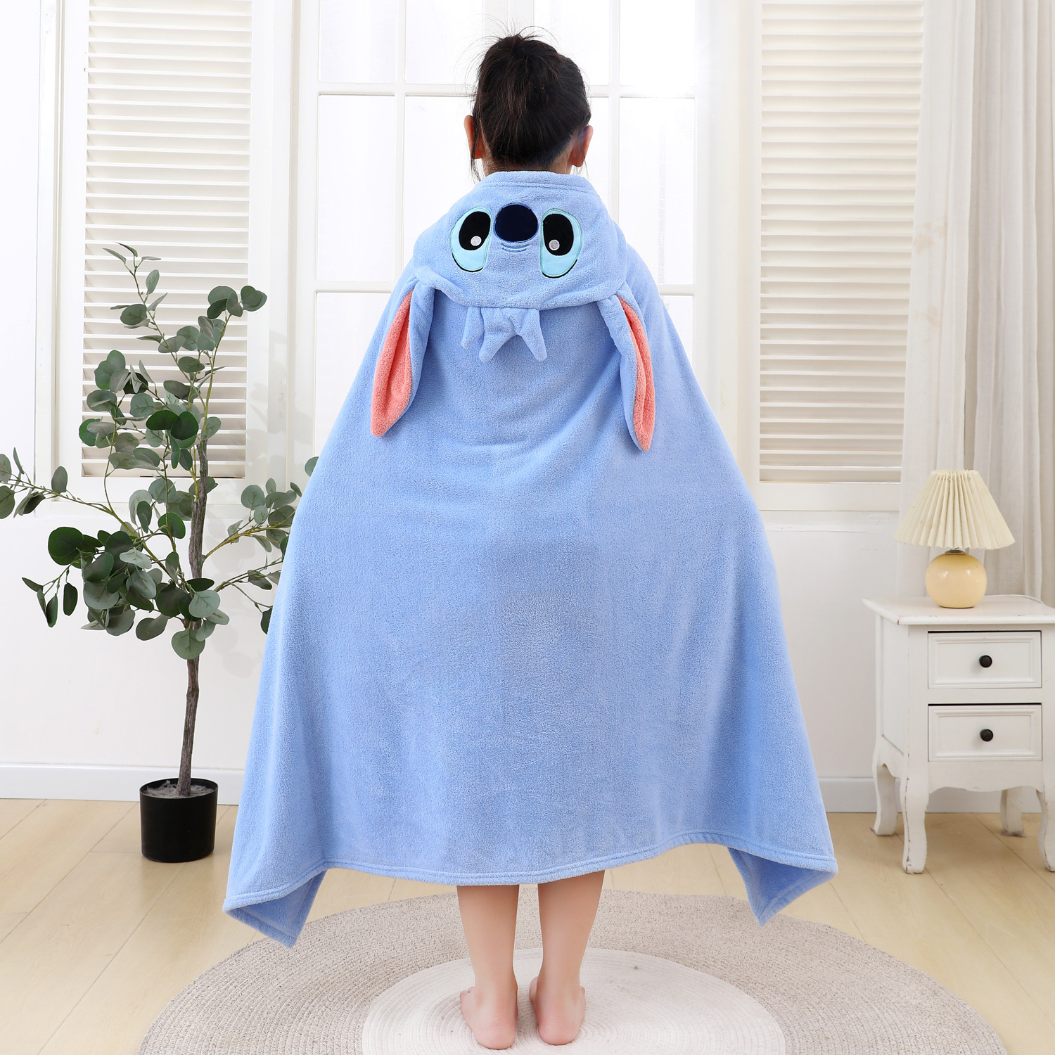 Toalla de baño para niños de dibujos animados capa para adultos con capucha para hombres y mujeres, los niños grandes pueden usar una bata de baño de secado rápido que absorbe agua, baño con capucha