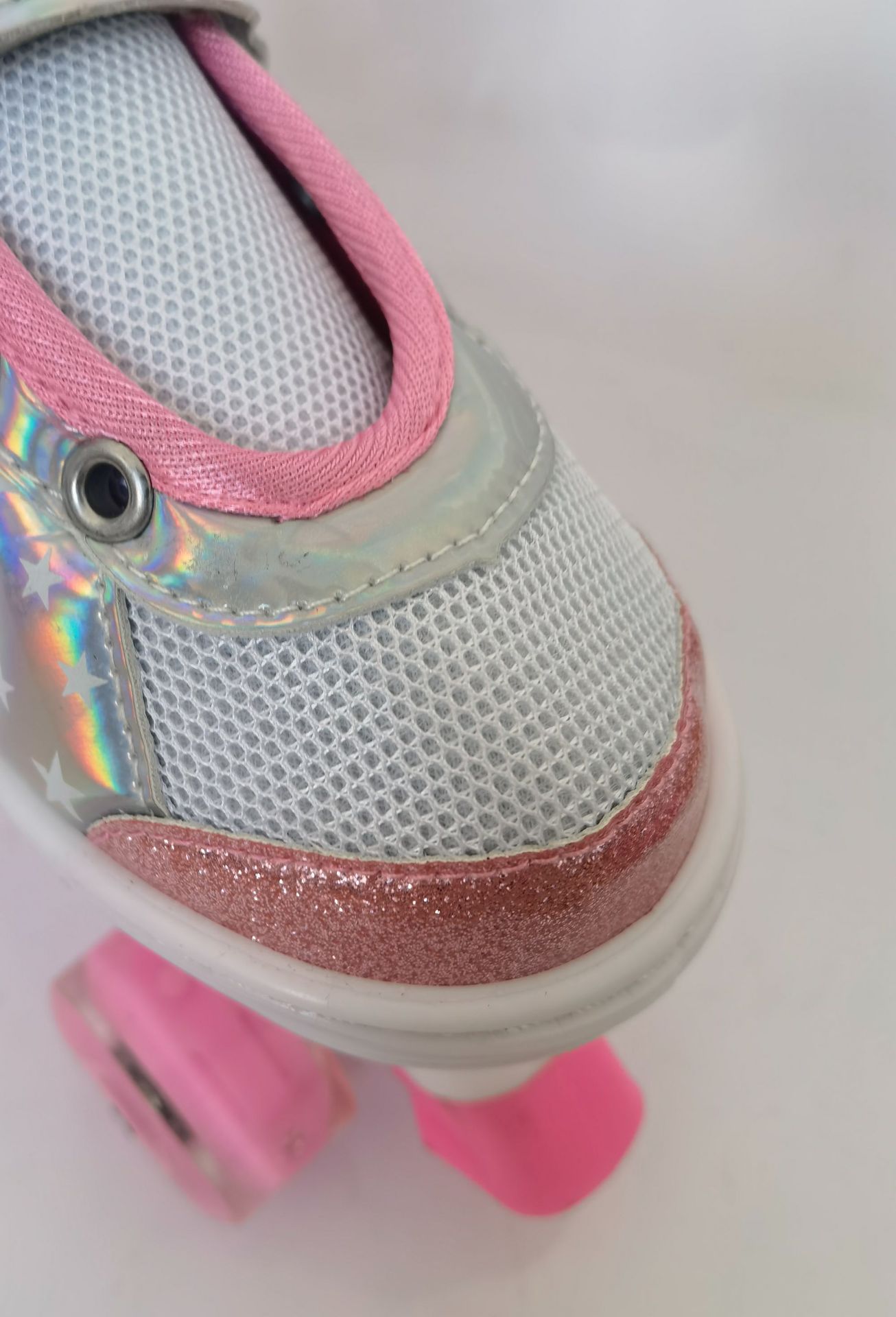 Verstellbare Doppelreihen-Rollschuhe, vierrädrige Inlineskates für Eisbahnen, für Jungen, Mädchen und Grundschüler_voghion.com