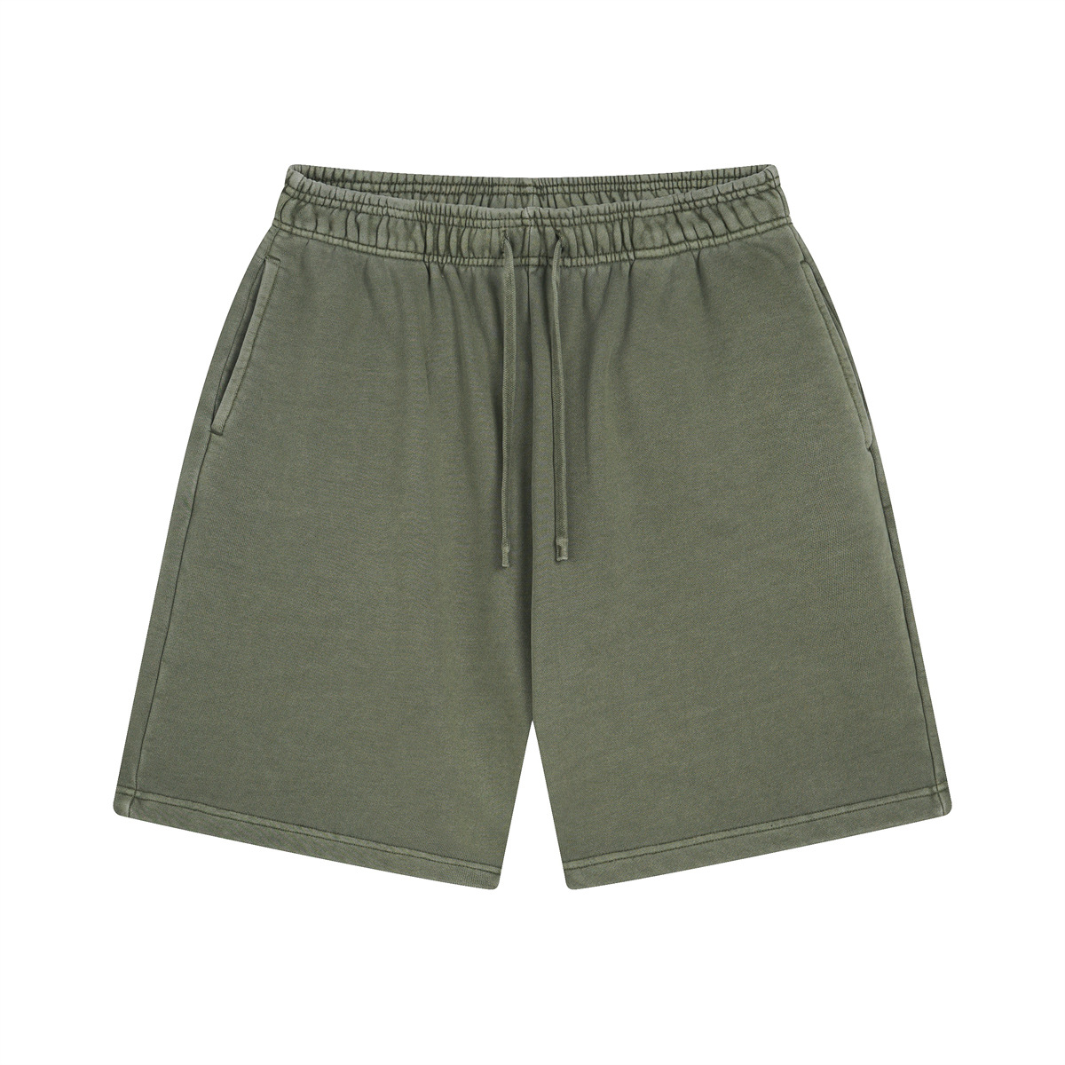 Conjunto de ropa de verano para hombre, de manga corta, fina, lavada y teñida, estilo urbano, desgastada, de marca, con pantalones cortos deshilachados, conjunto para pareja. image 15