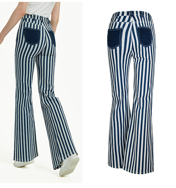 Women's Stripe Washed BOTTOMS display picture 8