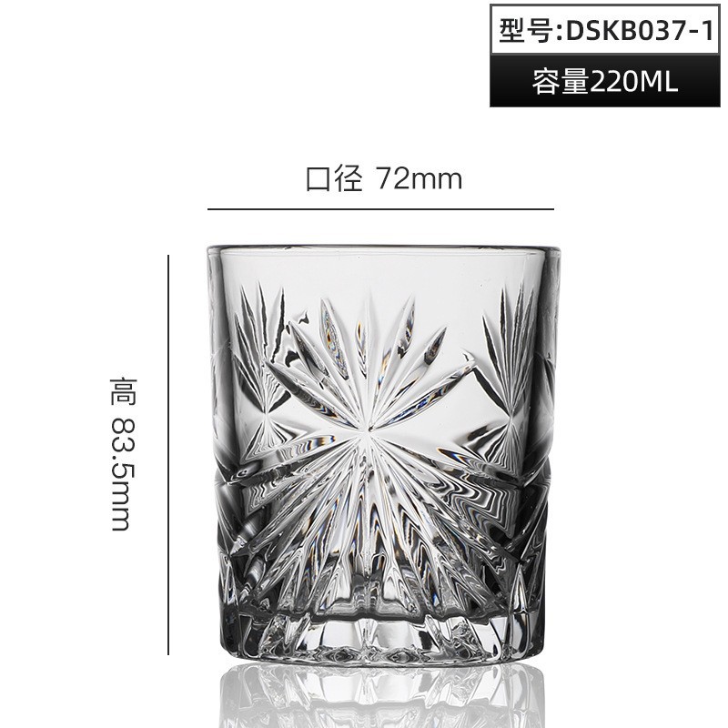 Relieve al por mayor tazas clásicas tazas de whisky tazas de cerveza tazas de vidrio creativas tazas de bebida tazas de agua