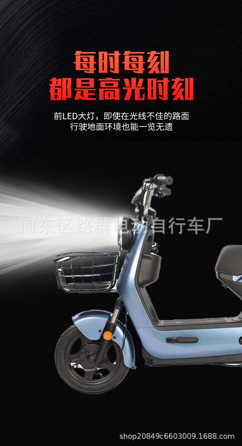 Factory Adult Electric Bicycle, Small Electric Motorcycle, Long-Distance Riding King, Mini Taxi, Electric Vehicle, Mini Portable