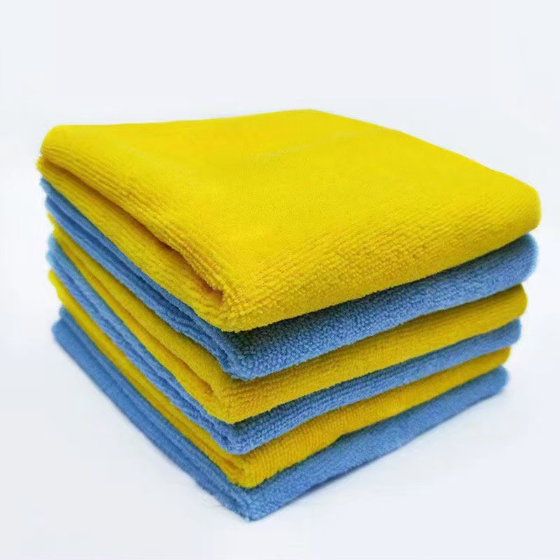 toalla de tejer de urdimbre para lavado de automóviles, toalla de tejido plano de microfibra al por mayor, absorción de agua, limpieza de vidrio, lavado de automóviles grande