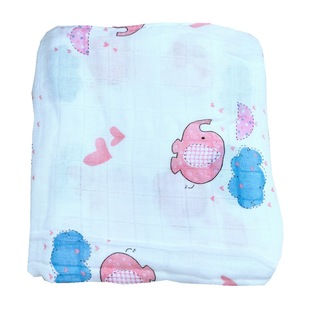 2024 New Bamboo Fiber Gauze Bath Towel 2 Layer Baby Wrapping Towel Newborn Swaddling Towel Baby Blanket Cover Blanket