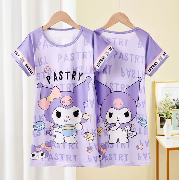 XC Short Skirt 025 Letter Purple Lost Rice