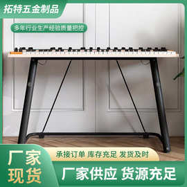定制电子钢琴U型架便携式电钢琴支架金属U型电子键盘乐器通用支架