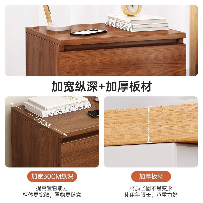 简易床头柜小型出租房用卧室收纳柜迷你小柜子简约创意床边置物架|undefined