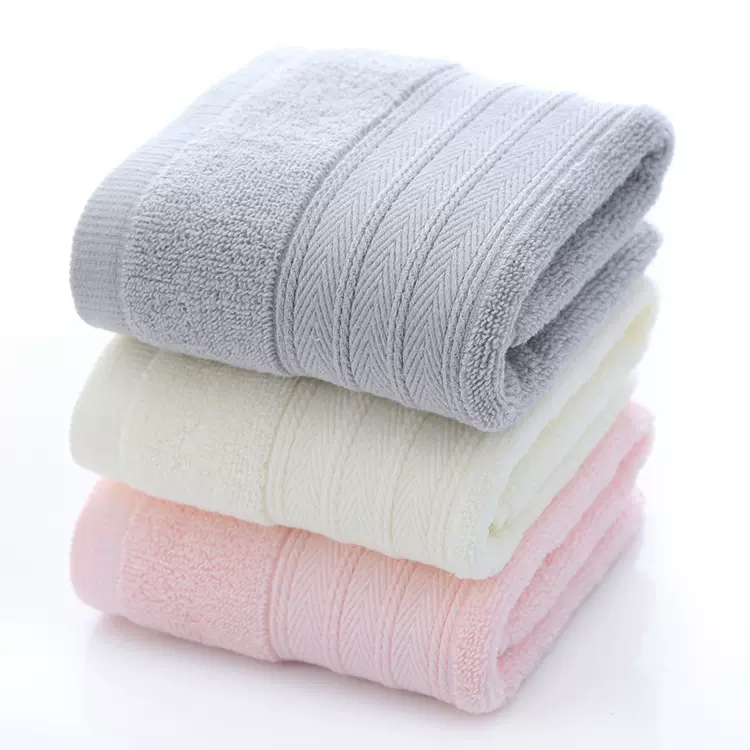 高阳毛巾批发 素色纯棉方巾 棉质洗脸巾吸水情侣礼品吸水速干跨境