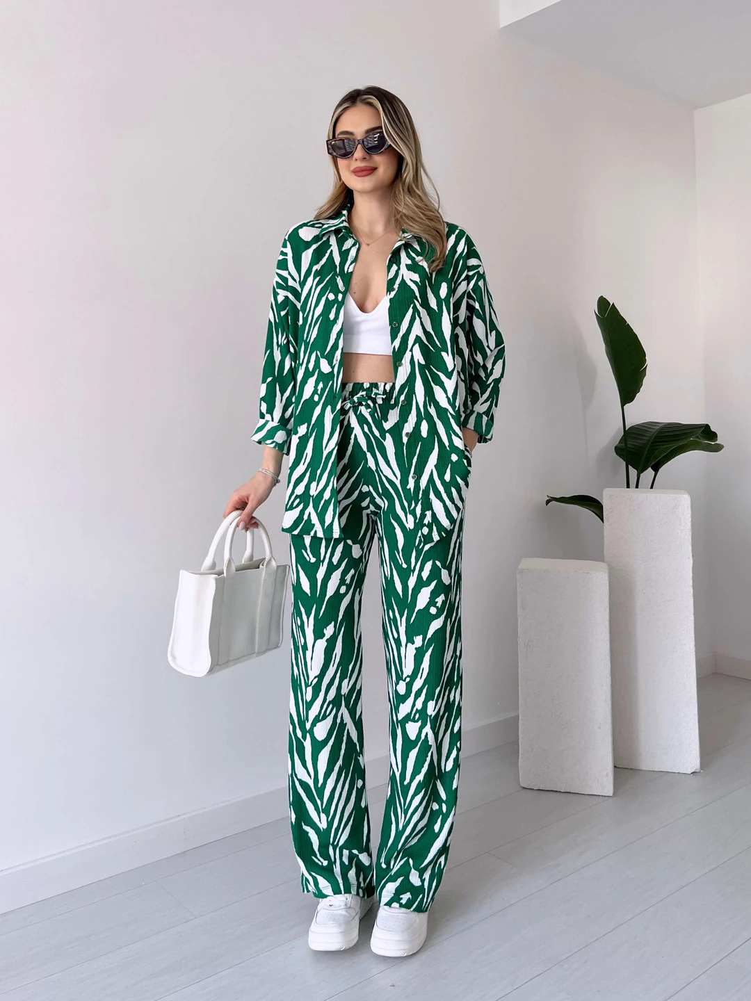 Suit Women Casual Women Loose Long Sleeved Trousers Women Two Piece Suit Spring