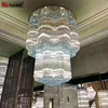 Hotel lights, crystal, custom made