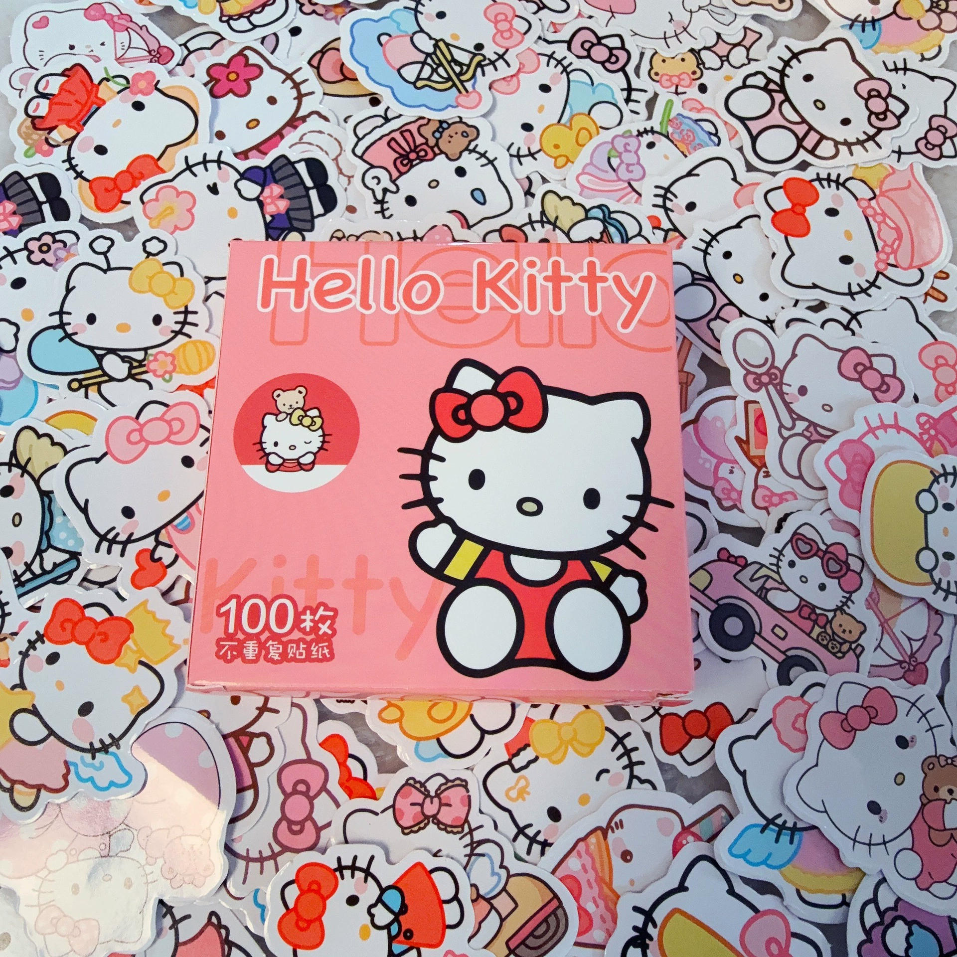 Стикер Sanrio водонепроницаемый резервуар Lomi Hello Kitty кот детские наклейки большие уши пудинг собака масло медведь