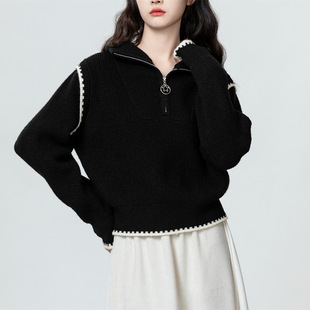 �ﶬ2025���¿�����polo�I����㼑�ᘿ������»�ɫ�����ë��Ů