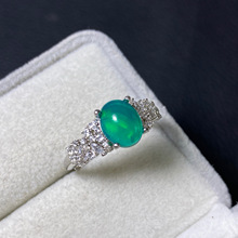 �Ɍ��¿������ŲʾG�W����ָ��ʯ7*9mmS925�y�����Ƕ�׽�ɫ