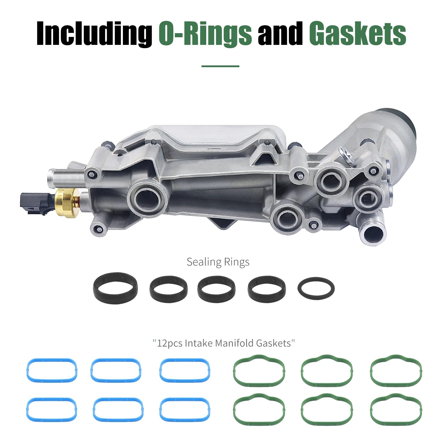 Cross-border 68105583AF51 engine oil cooler aluminum alloy oil FILTE adapter