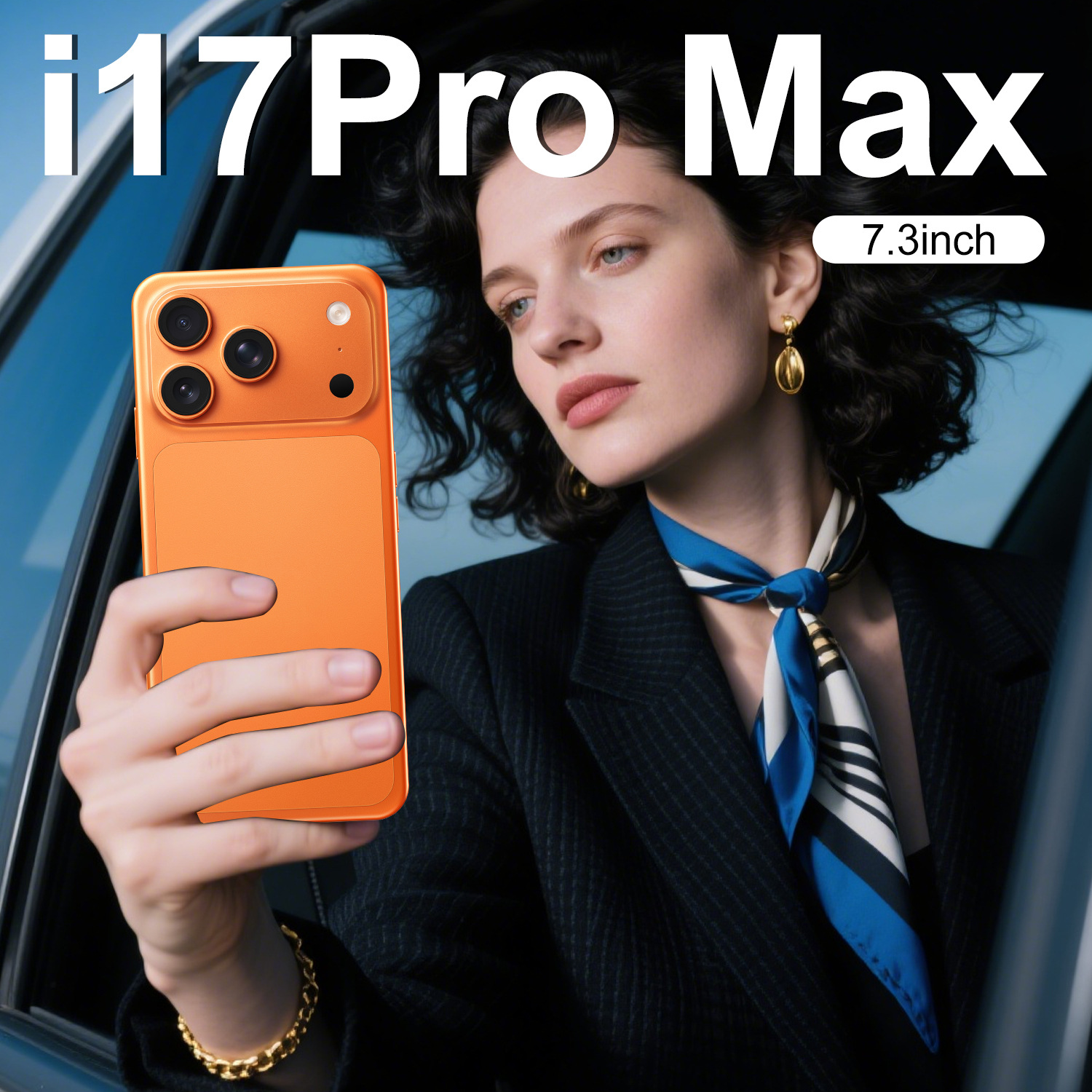 New Cross-border 17pro Max Smartphone 7.3inch Large-screen Android...