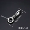 Round -bottom hook buckle