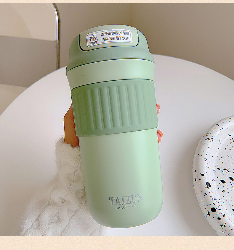 Candy Color High-value Coffee Cup Portable Thermos Cup display picture 7
