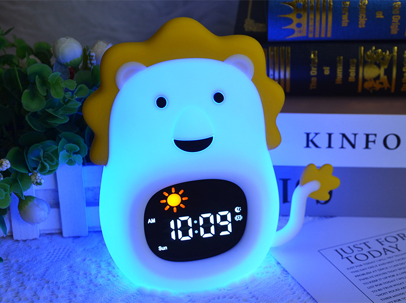 Nueva forma de animal, palmaditas, descompresión, cambio de color, luz nocturna, luz auxiliar para dormir, luz de despertador de regalo transfronteriza
