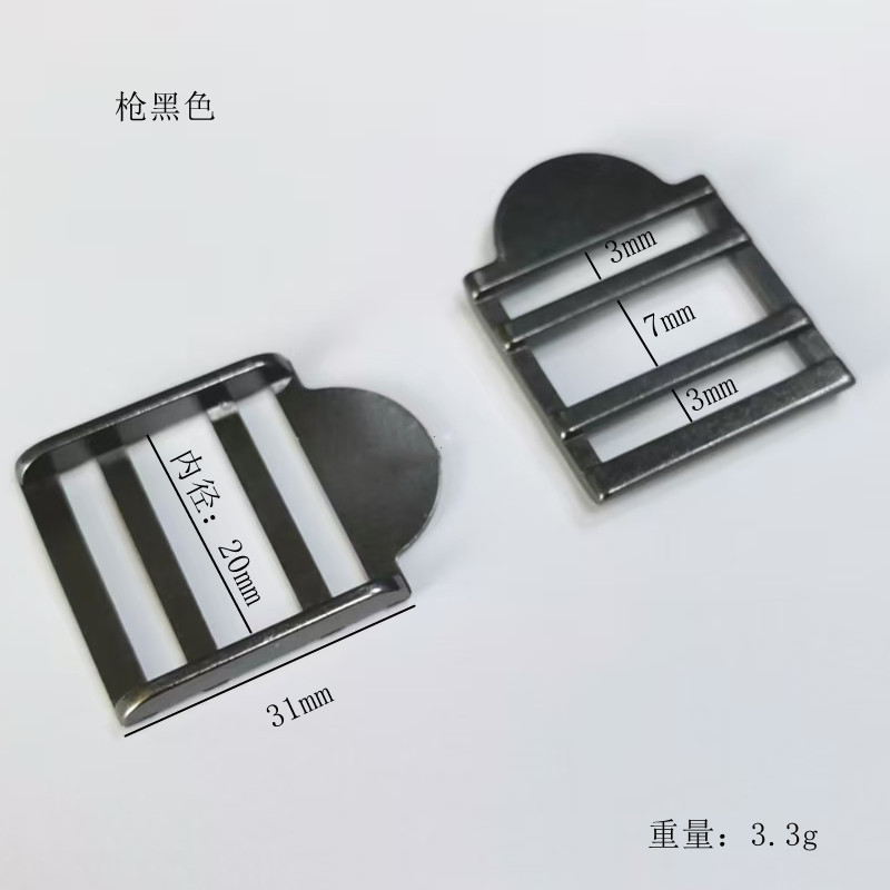 아연 합금 아이 버클, 다중 사양, 4단 학교 가방 버클, 가방 하드웨어 액세서리, 조절 버클이 있는 배낭 스트랩