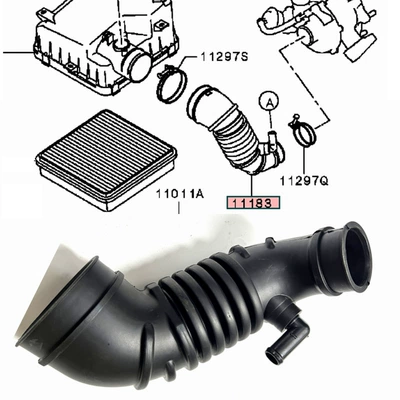 Mn171012 Mitsubishi 05-22 Pajero Sport 2008-2021 4D56 Mühərrik Hava Borusu üçün