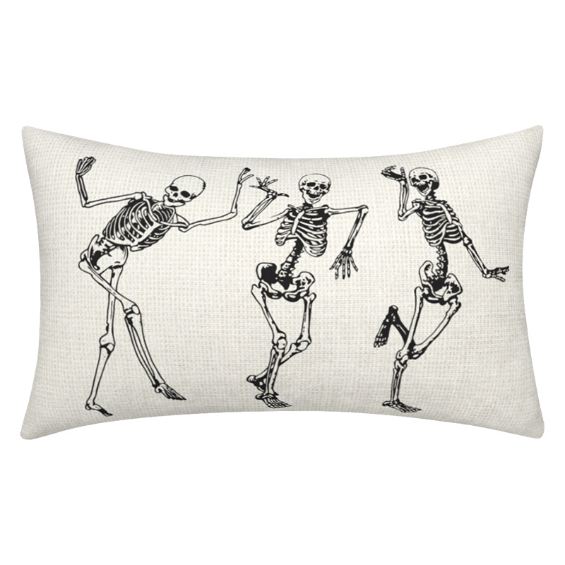 90g Weight Pillow Cases Home Textiles & Decor Type Polyester Material Halloween Festival letter, Ghost Pattern Cute, Funny Style Halloween Cute Funny Letter Ghost Polyester Pillow Cases Couch & Sofa Decor 7
