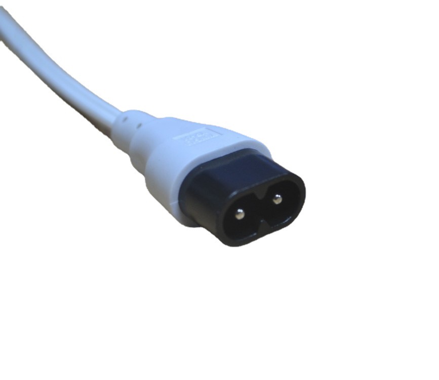 厂家供应8字尾公插 90° 公头 插头 电源线