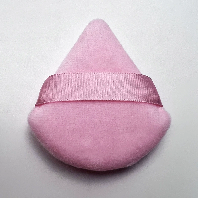 Loose Powder Puff Triangular Soft Sponge, Velvet Makeup Applicator, Multi-color Options