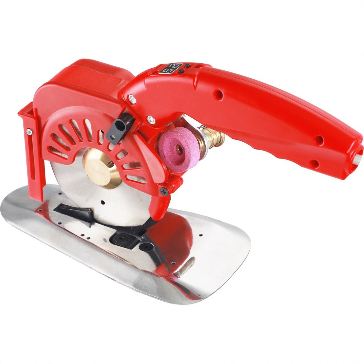 Cuchillo redondo tijeras eléctricas manuales cuchillo redondo pequeño cortador eléctrico