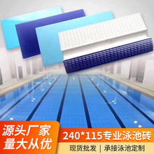 240x115专业泳池砖LAFFA马赛克游标准泳池水池浴室阳台户外鱼池