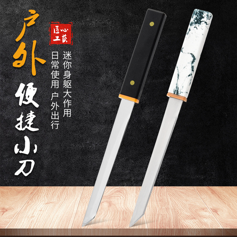 Nuevo cuchillo de fruta afilado de acero inoxidable en el mercado, herramienta de cuchillo multifuncional portátil y conveniente para exteriores