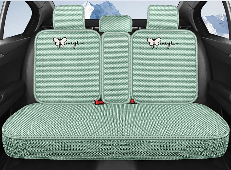 Car seat cushion, all-season breathable ice silk car cushion, universal five-seater car seat cushion and seat cover, direct from the manufacturer