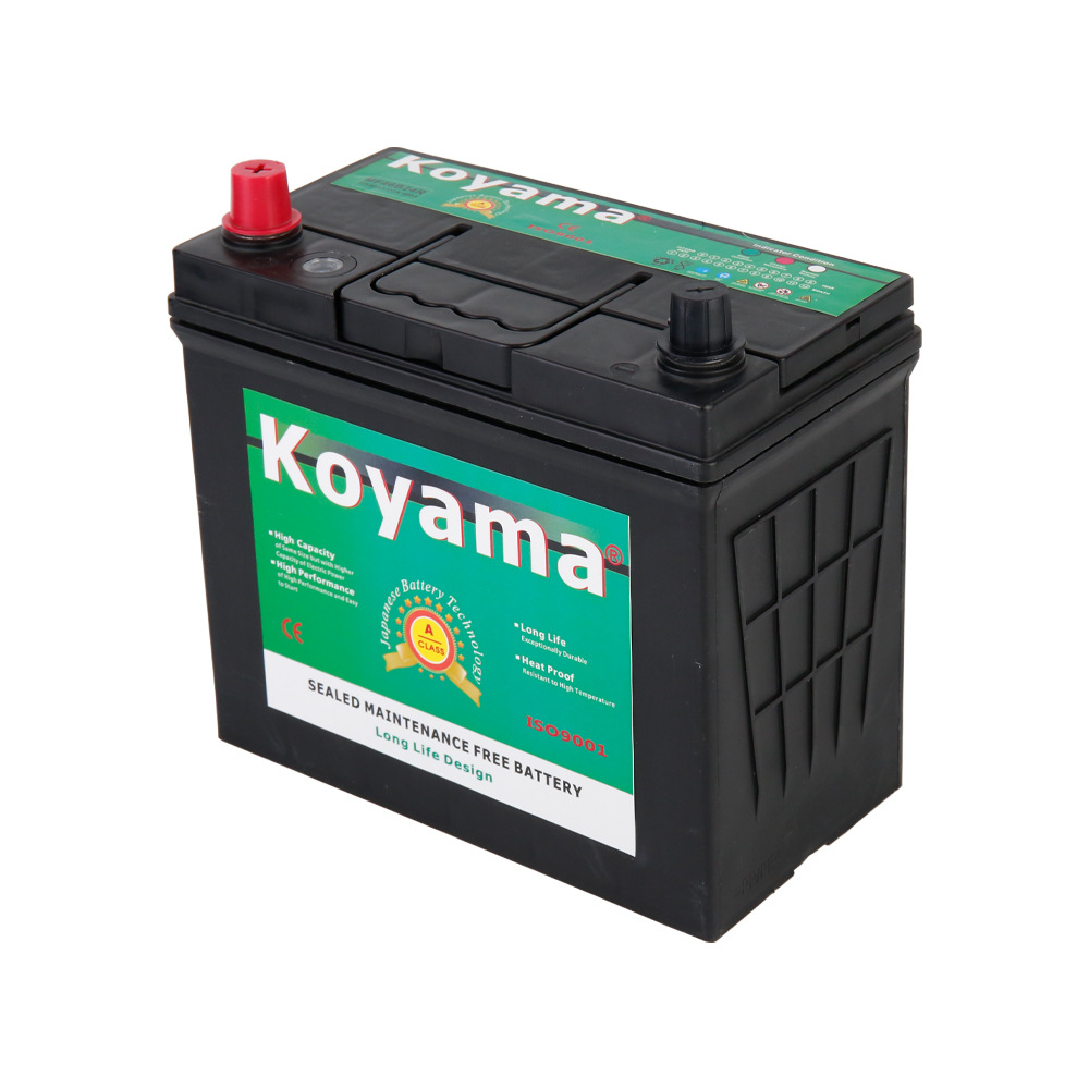 KOYAMA 12V45AH 汽车免维护铅酸蓄电池MF46B24R汽车船舶起动电池
