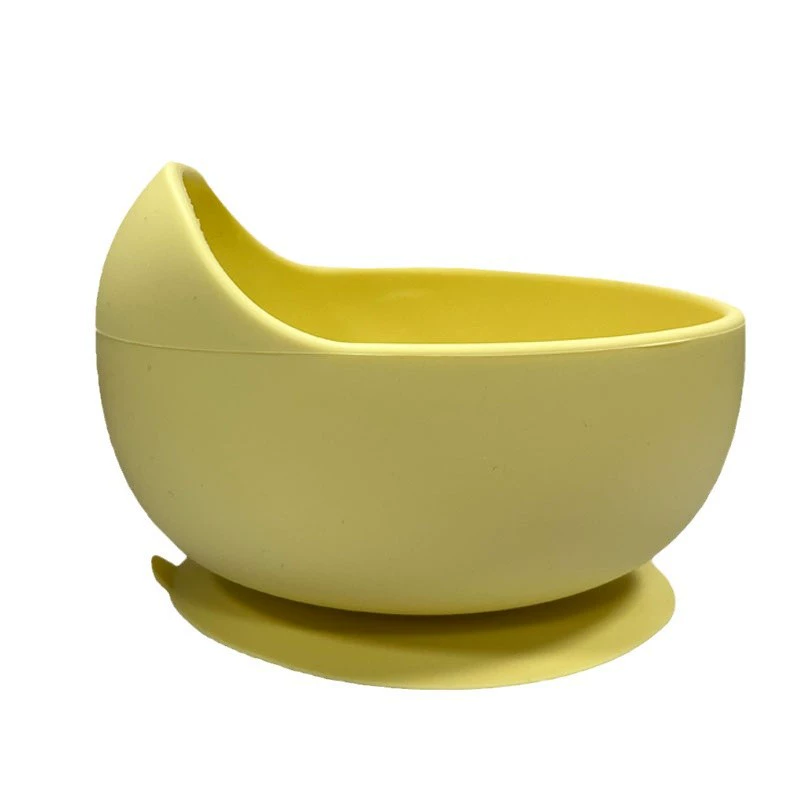 Silicone children's dinner plate, snails for feeding, fall protection